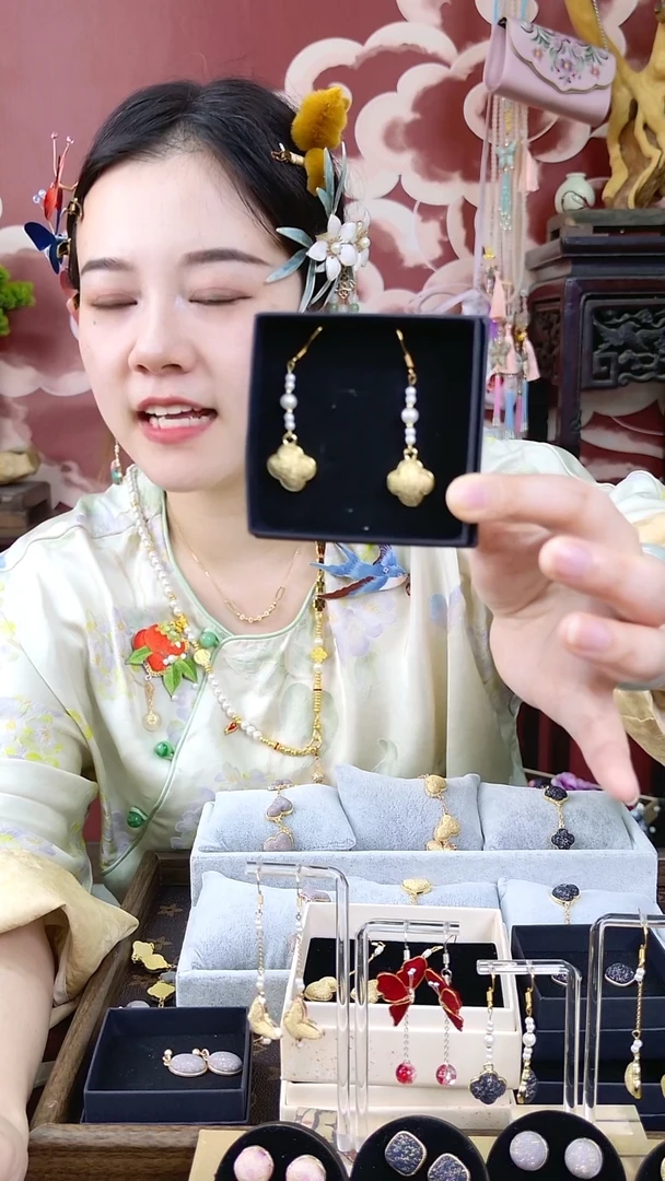 纯铜合金琉璃非遗绒花001