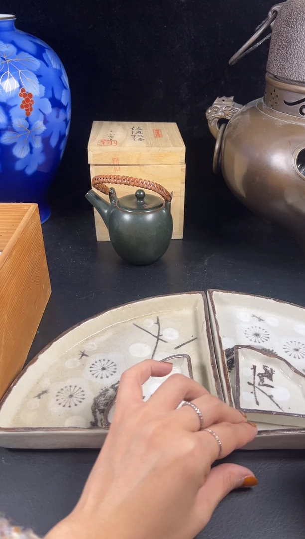茶道陶瓷茶具套装