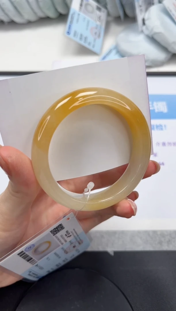 石英质玉手镯未镶嵌V228-55.3