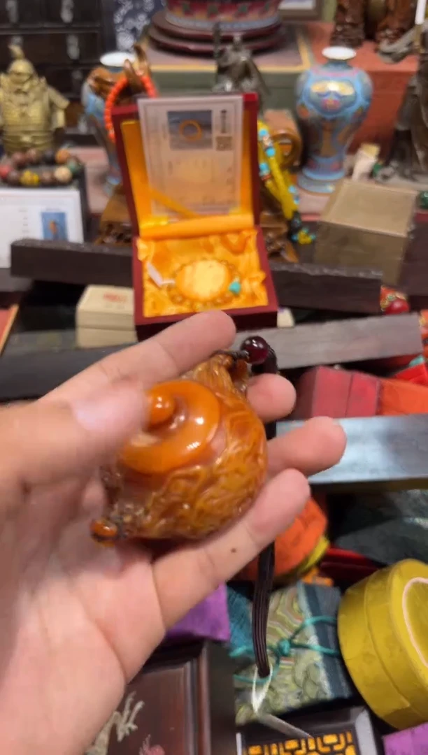 未镶嵌蜜蜡裸石Q刘哥高端专属精品25