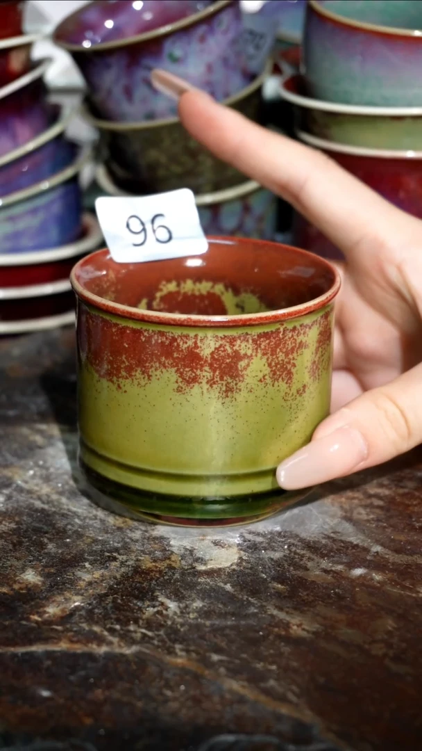 摆件精品窑变钧瓷茶器