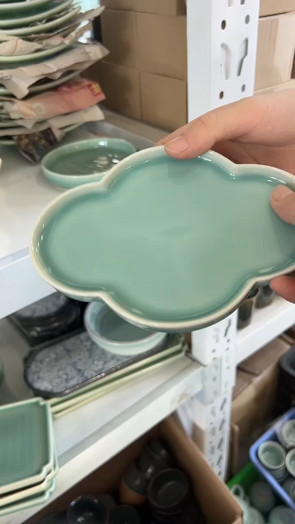 龙泉云间青瓷小米茶器
