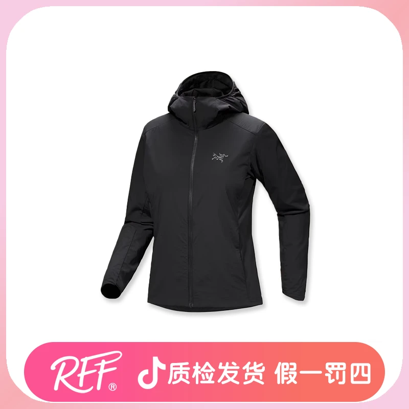 ARC'TERYX/始祖鸟 ATOM SL Hoody 纯色连帽修身长袖夹克外套 女款