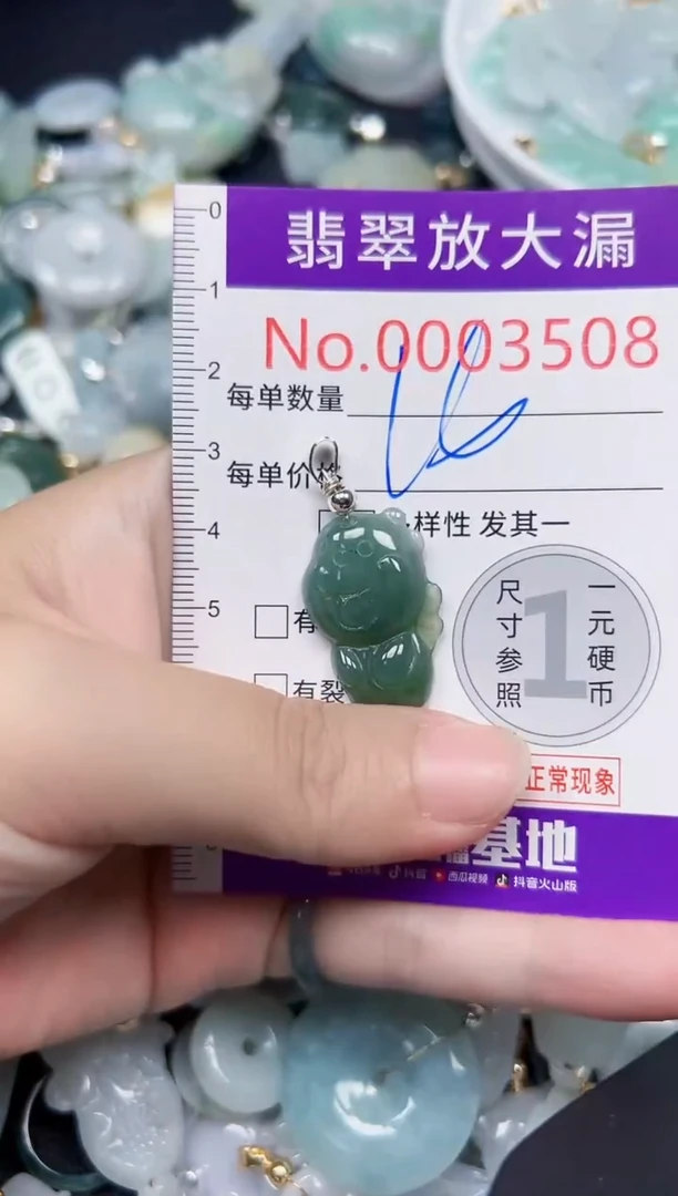 颈饰未镶嵌翡翠3508