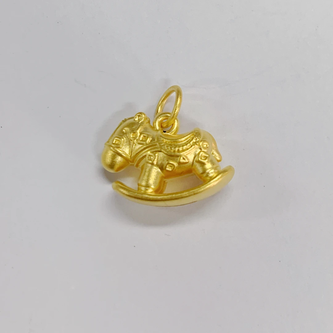 足金饰品/木马吊坠/1.45/1B5B12114/m