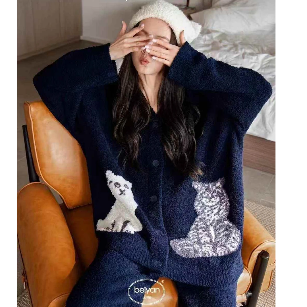 贝妍软绵绵 高级感小香风睡衣