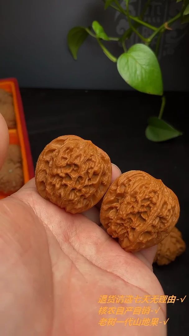 【闪购商品】文玩核桃把件40-41芭蕉扇。团（微修打底）