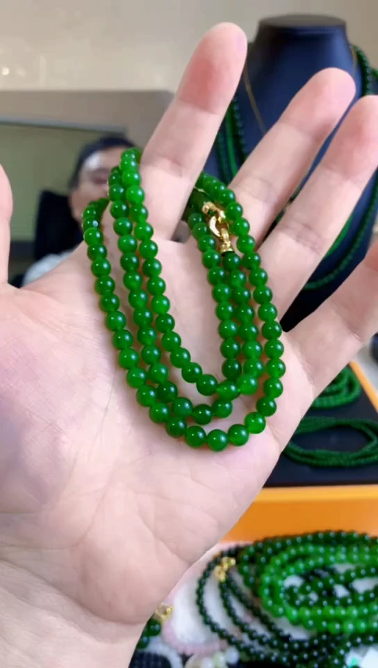 和田玉（碧玉）未镶嵌项链6