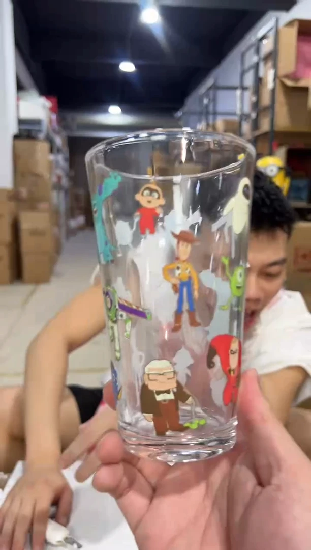 瓷片皮克斯合集玻璃杯