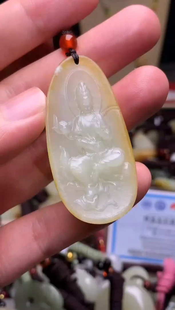 颈饰未镶嵌和田玉新疆料青海料清水和田玉吊坠