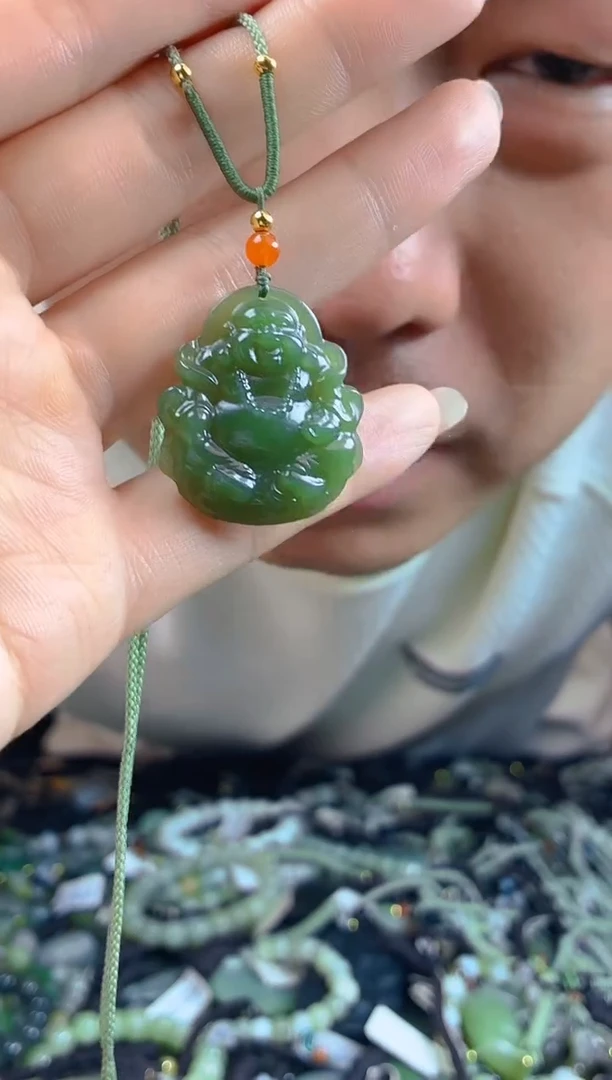 和田玉未镶嵌颈饰多样性发货，拍一发一