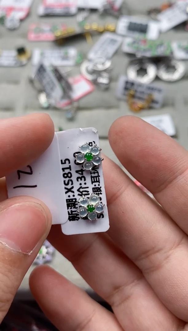 【闪购商品】翡翠戒指银S925镶嵌4444444444