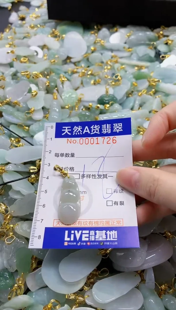 颈饰未镶嵌翡翠天然A货翡翠