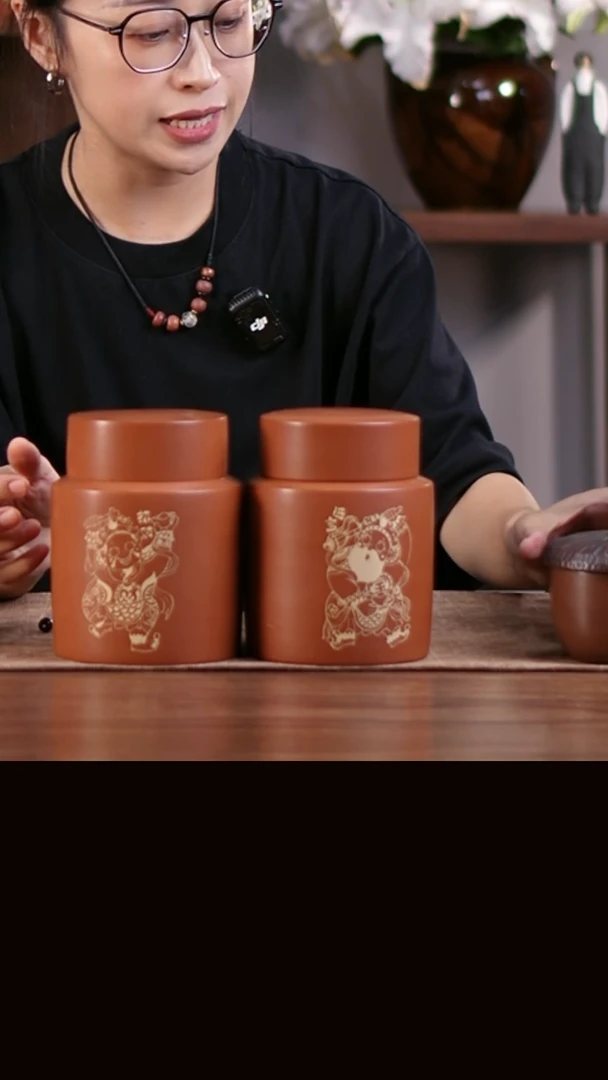 七夕福利微瑕分享招财进宝罐一对，完品999一对