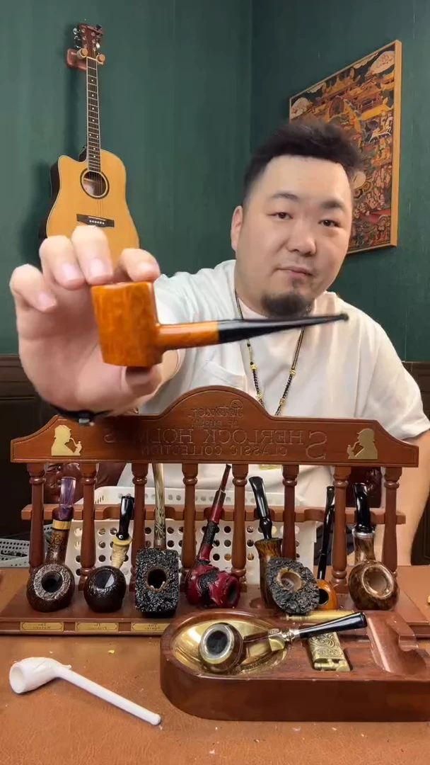 石楠木木雕款意大利进口石楠木烟斗