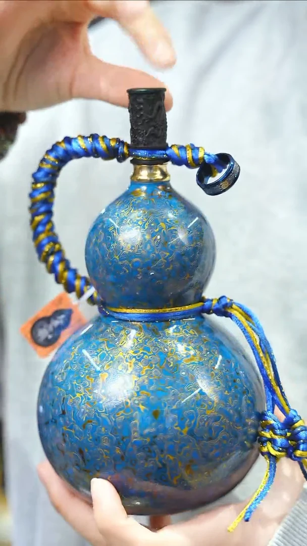 【闪购商品】XN159漆艺酒葫芦不包手串及旋转底座