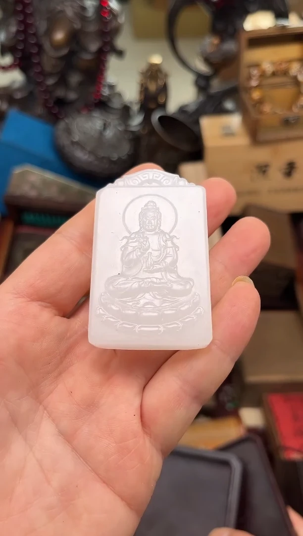 和田玉未镶嵌颈饰安哥精品精选链接a43