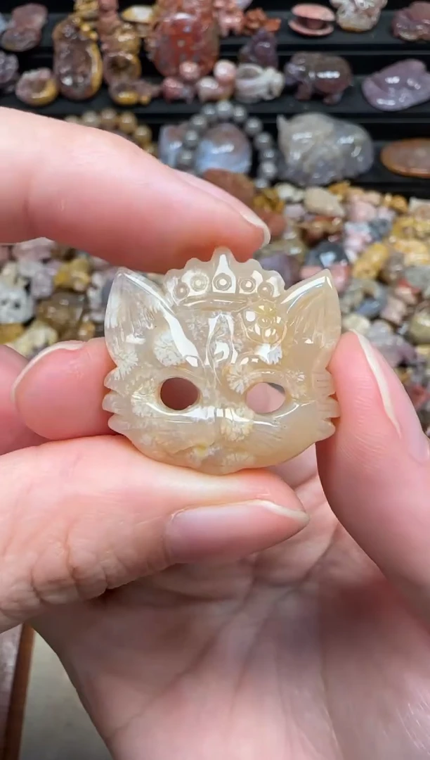 颈饰未镶嵌硅化珊瑚（珊瑚玉）239