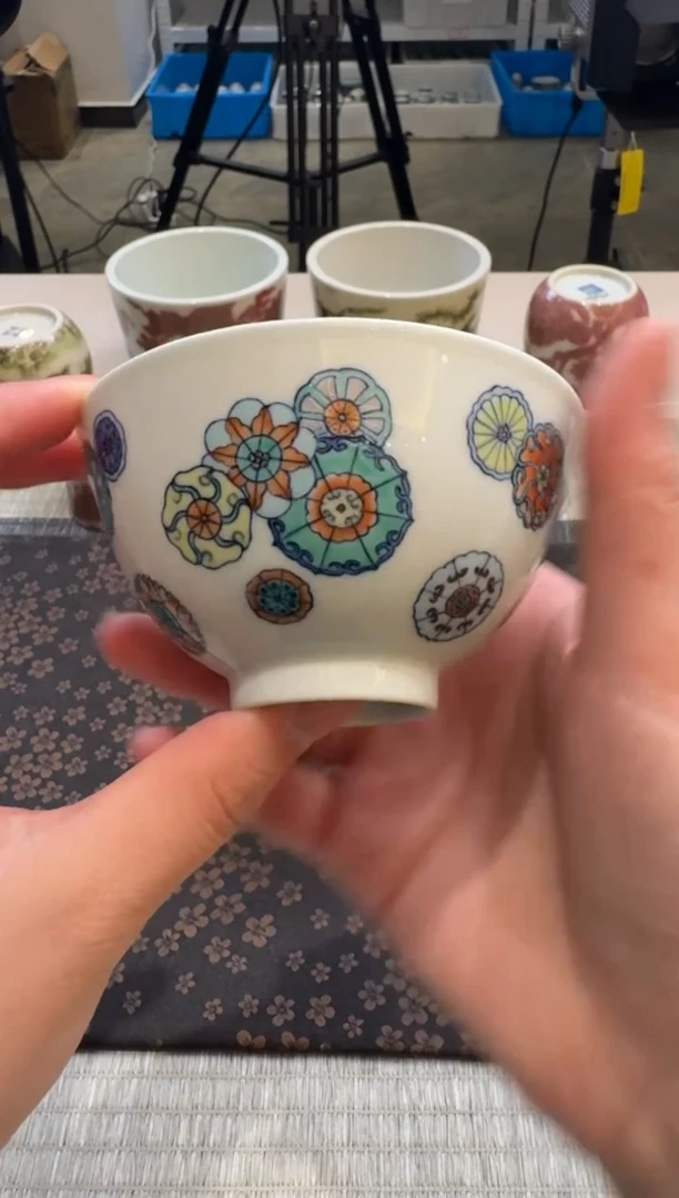 【闪购商品】斗彩皮球花单杯 完品