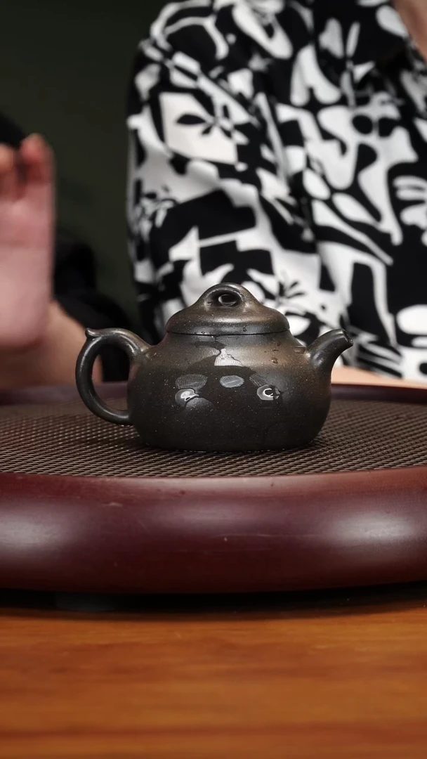 茶壶紫砂19ZXJ静山（光素）大彬金砂220cc