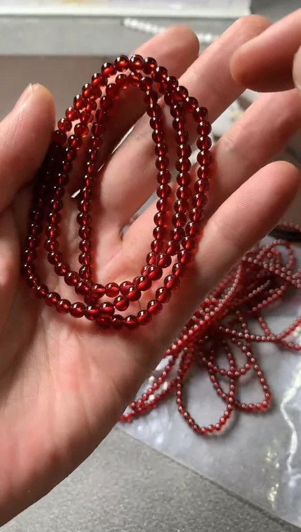 【闪购商品】石榴石颈饰未镶嵌00000