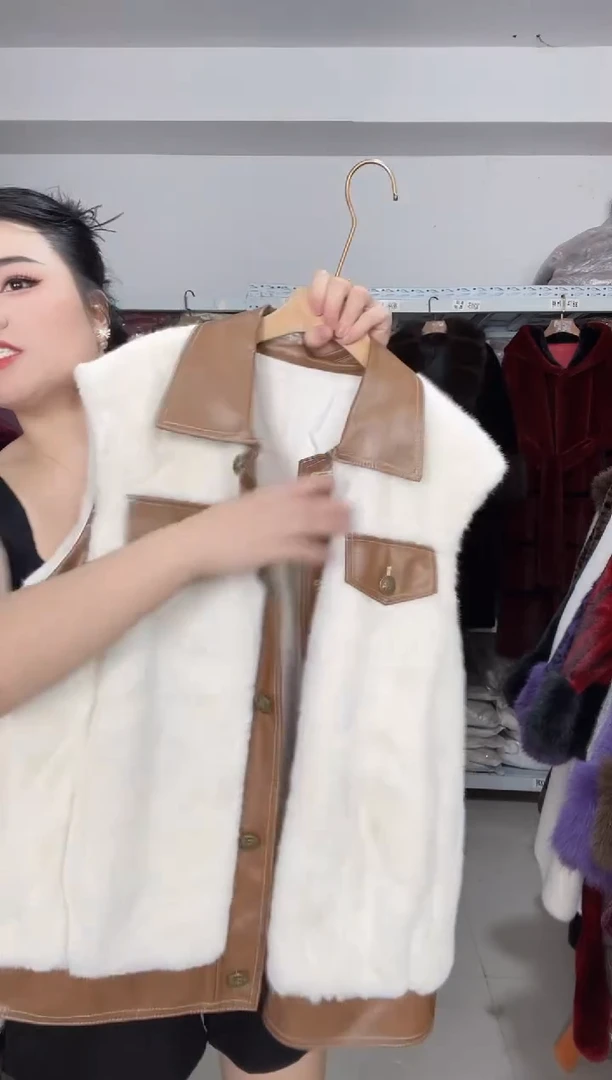 貂绒外套百搭精品大衣