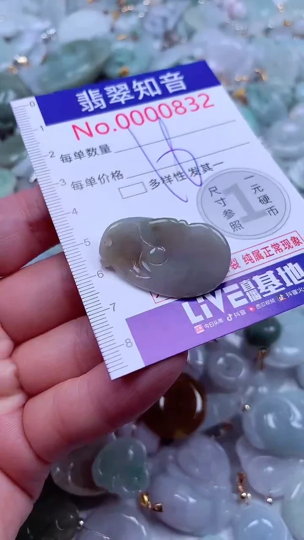 吊坠(不含链)未镶嵌翡翠832