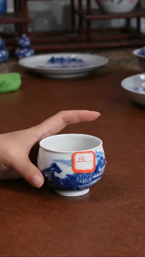 景德镇高端茶器蓦奈手绘陶瓷茶具