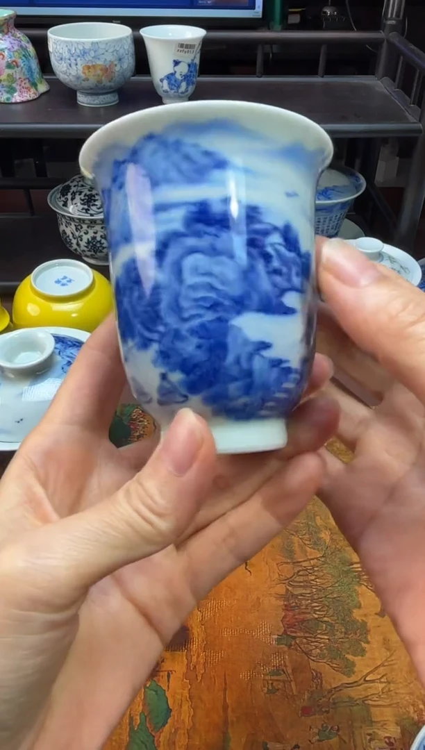 薛*全景德镇纯手工手绘瓷器（无礼盒）