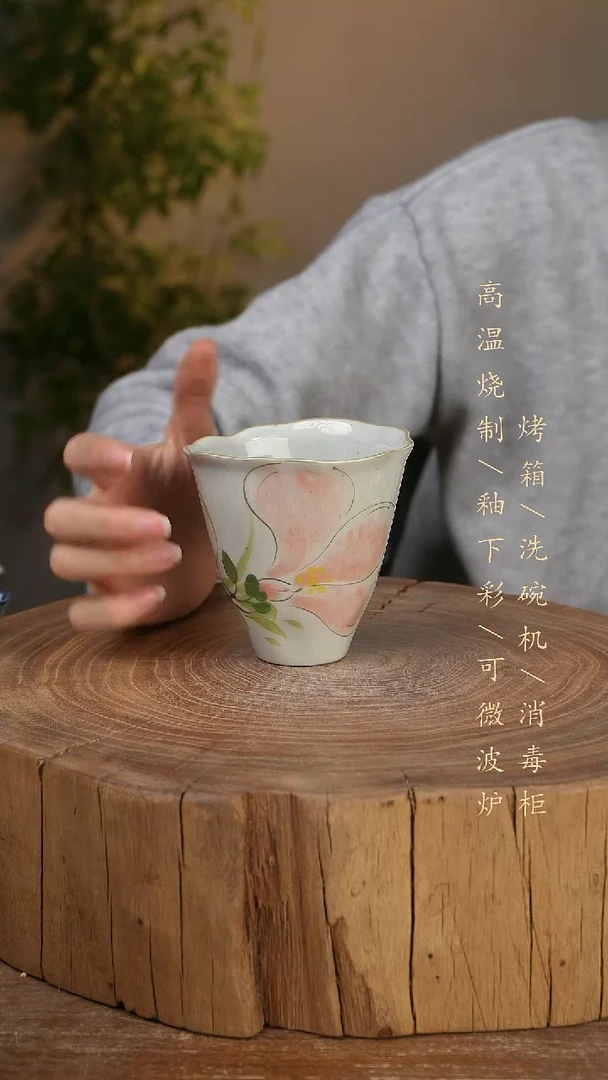 碗瓷景德镇手工手绘高温瓷釉下彩