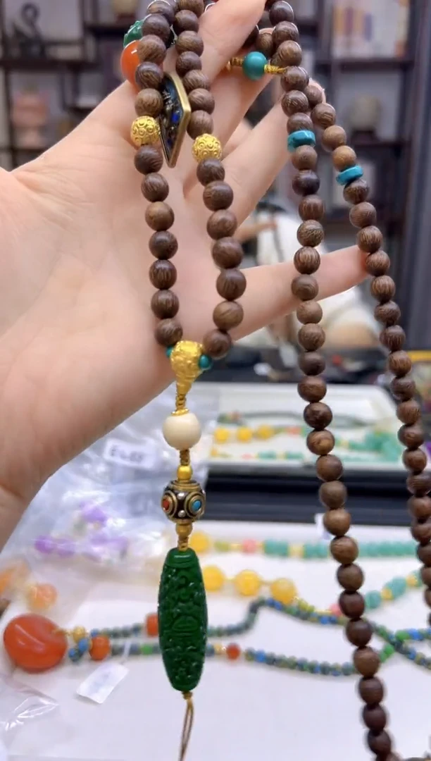 【闪购商品】蜜蜡毛衣链未镶嵌M487