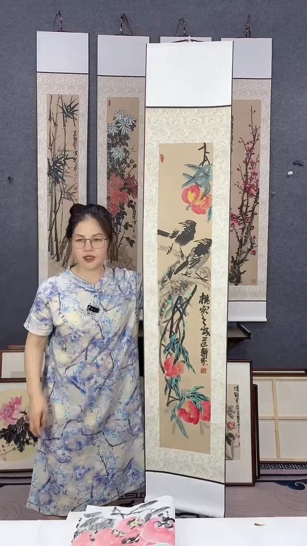 国画175*32吴铁成作品