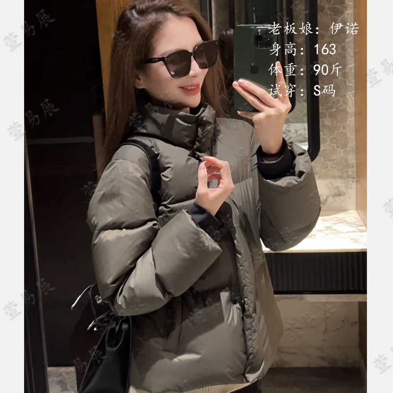 萱易展-“波尔卡”90白鹅绒防风袖口可拆卸背带鹅绒服YY-WT111502