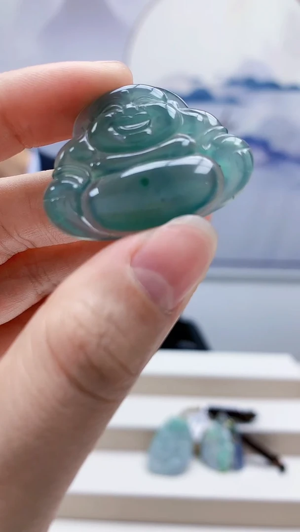 未镶嵌定制翡翠5174lr-毛货挂件11