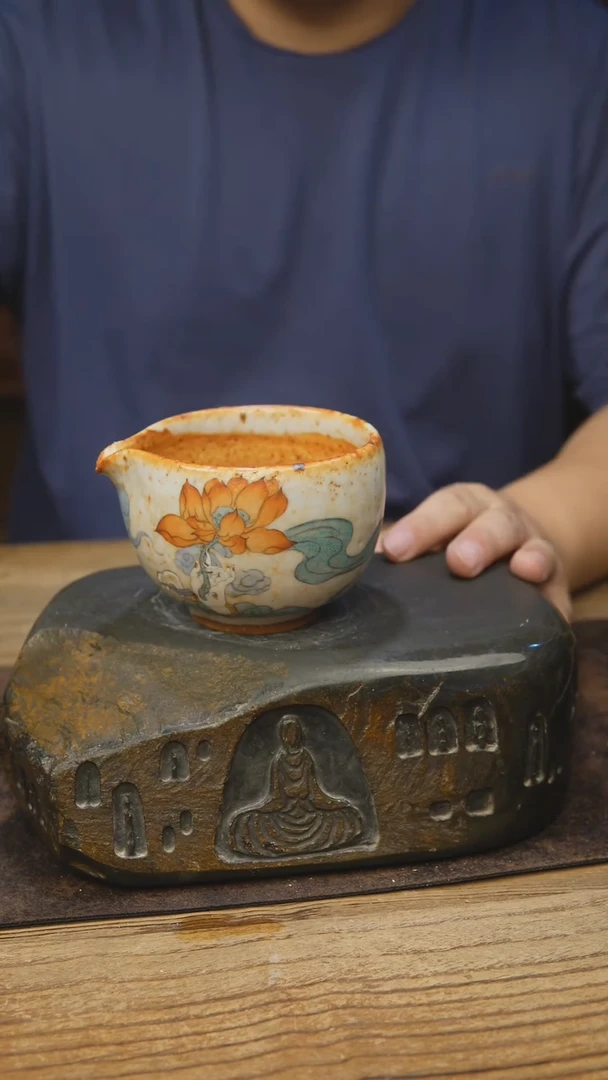 甘石陶艺志野手绘865