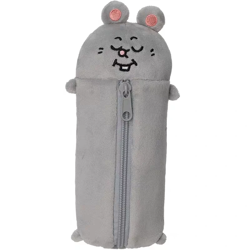 高颜值初高中学生可爱搞怪毛绒笔袋大容量收纳包化妆包