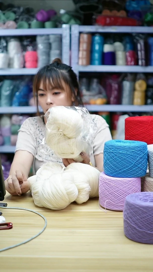 羊绒欢姐手编线590