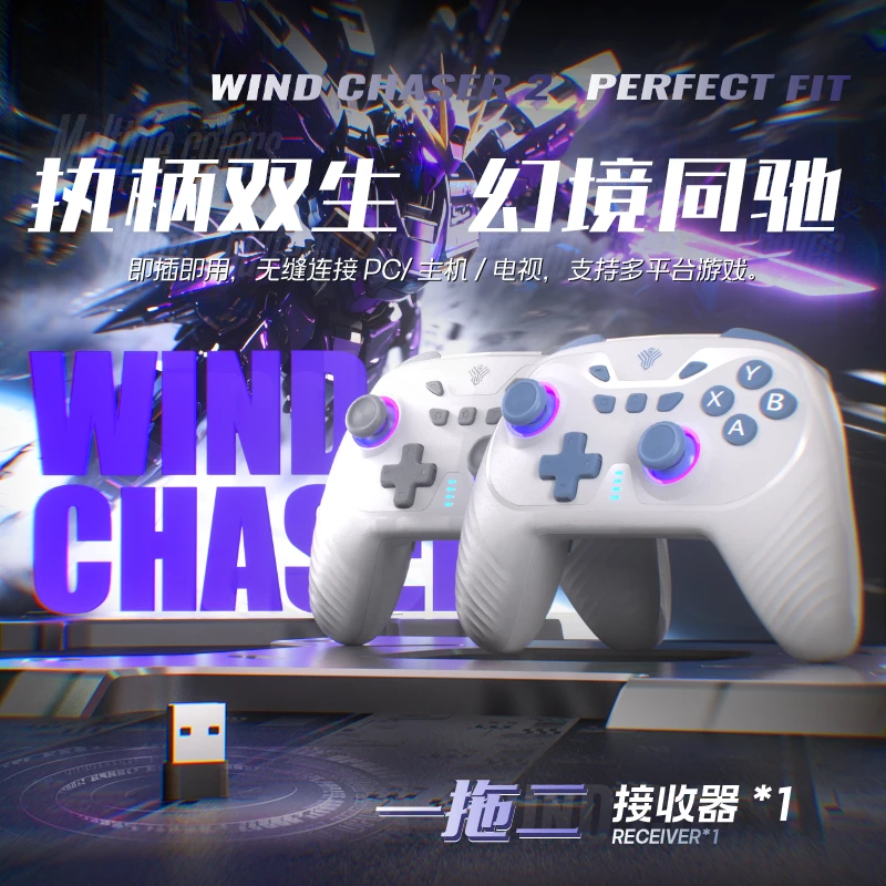 【双人手柄】追风2体感震动steam电脑PC电视游戏无线双人成行手柄