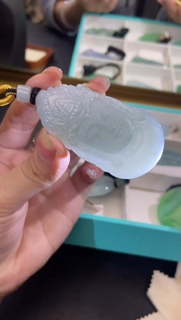 颈饰未镶嵌翡翠缅甸天然翡翠