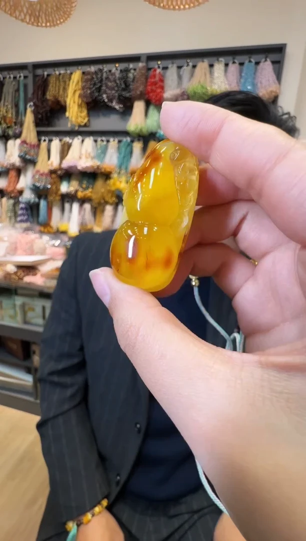 蜜蜡颈饰未镶嵌多样性发一件 318