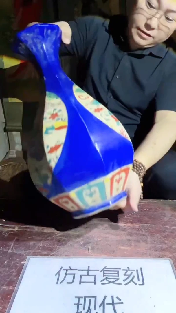 摆件景德镇陶瓷流水159
