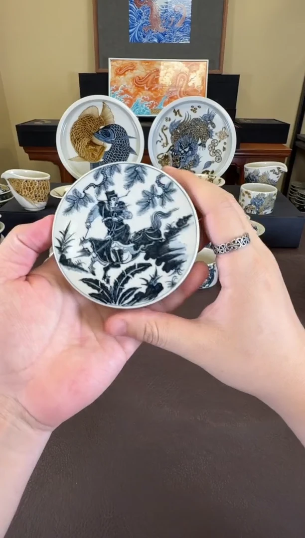 二号釉萧何盖置二号釉