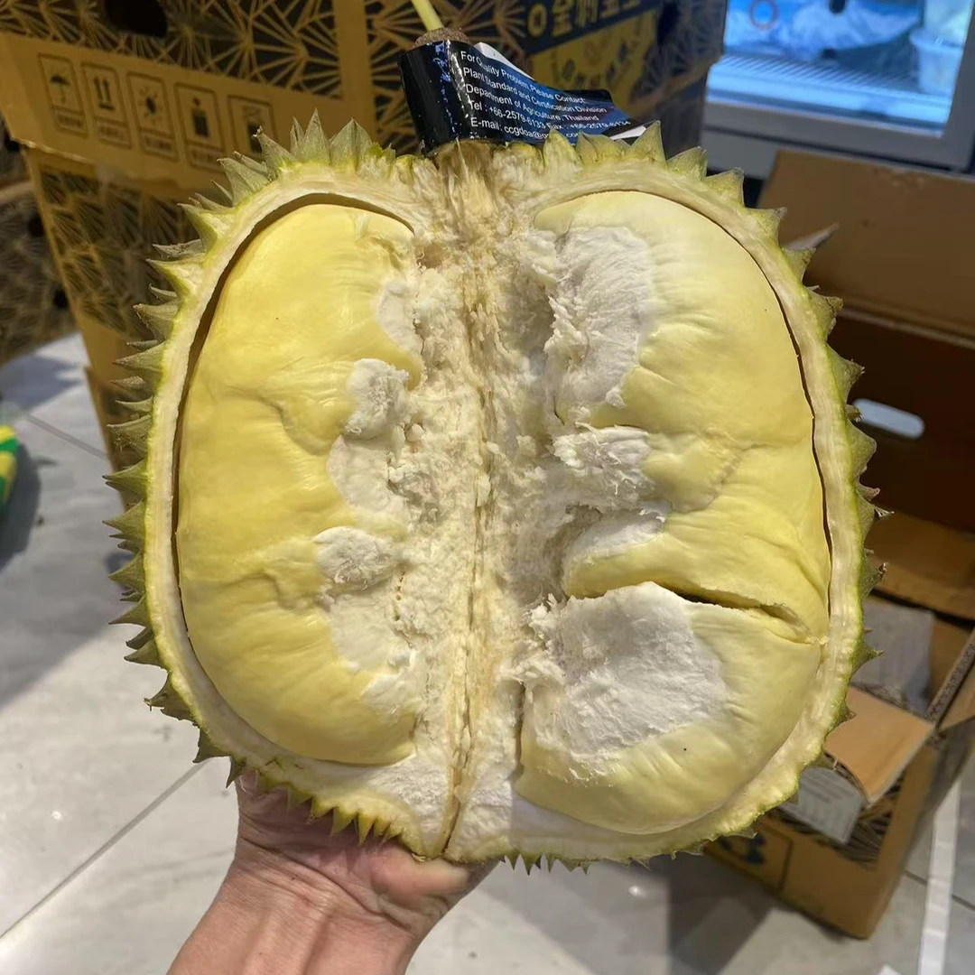 【4号称泰国金枕果老表】泰国空运树熟新鲜金枕榴莲京东包邮3-10斤 明天到核小榴莲同城送金枕泰国东部