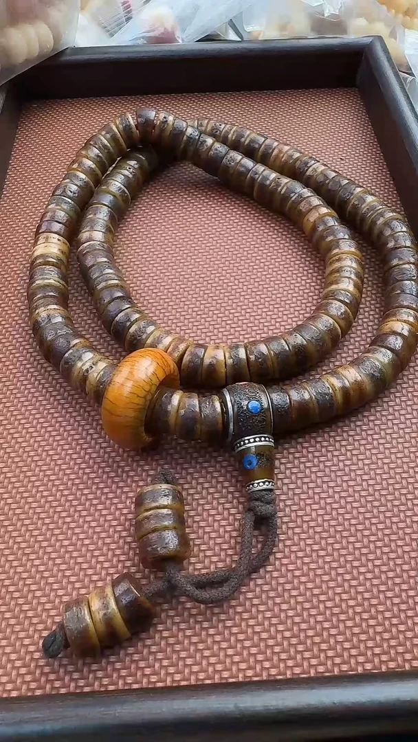 牛骨手串/手链牛骨嘎嘎14尺寸长串