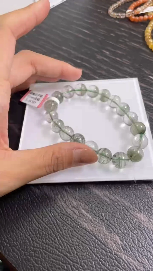 水晶手链未镶嵌11±/x-155【绿幽灵