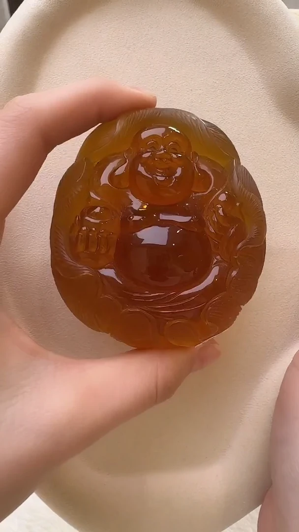 琥珀颈饰未镶嵌吊坠