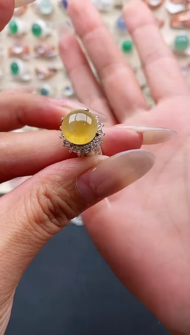 未镶嵌戒指翡翠缅甸天然A货翡翠22   3-3