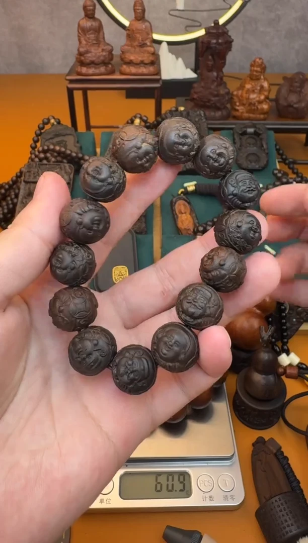 贡木手串/手链《巴布亚贡木》新品财弥单圈手串