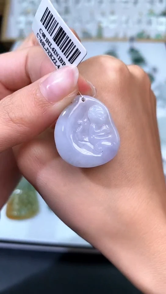 吊坠(不含链)未镶嵌翡翠9灵猴