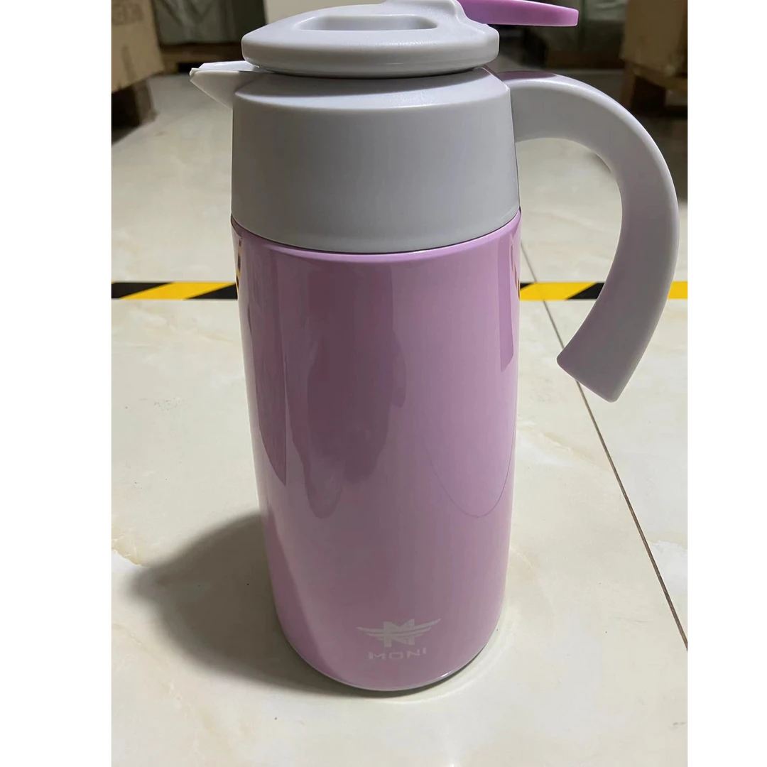 不锈钢保温壶】水壶按压式暖水瓶匡迪大容量餐厅宿舍热水瓶家用2L